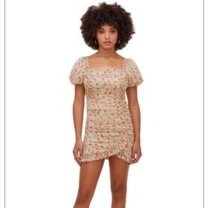 ASTRA the label Julianna Square Neck Mini Dress - Size Medium